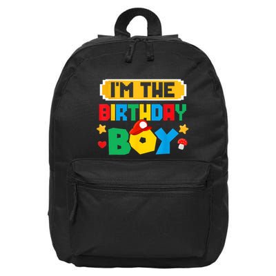 Im The Birthday Boy Game Gaming Family Matching 16 in Basic Backpack