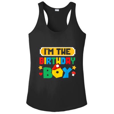 Im The Birthday Boy Game Gaming Family Matching Ladies PosiCharge Competitor Racerback Tank