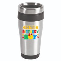Im The Birthday Boy Game Gaming Family Matching 16oz Travel Tumbler