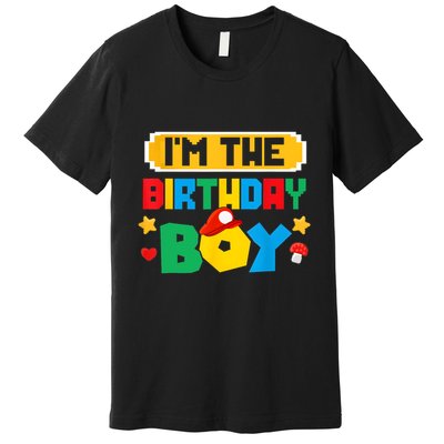 Im The Birthday Boy Game Gaming Family Matching Premium T-Shirt