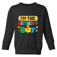 Im The Birthday Boy Game Gaming Family Matching Toddler Sweatshirt