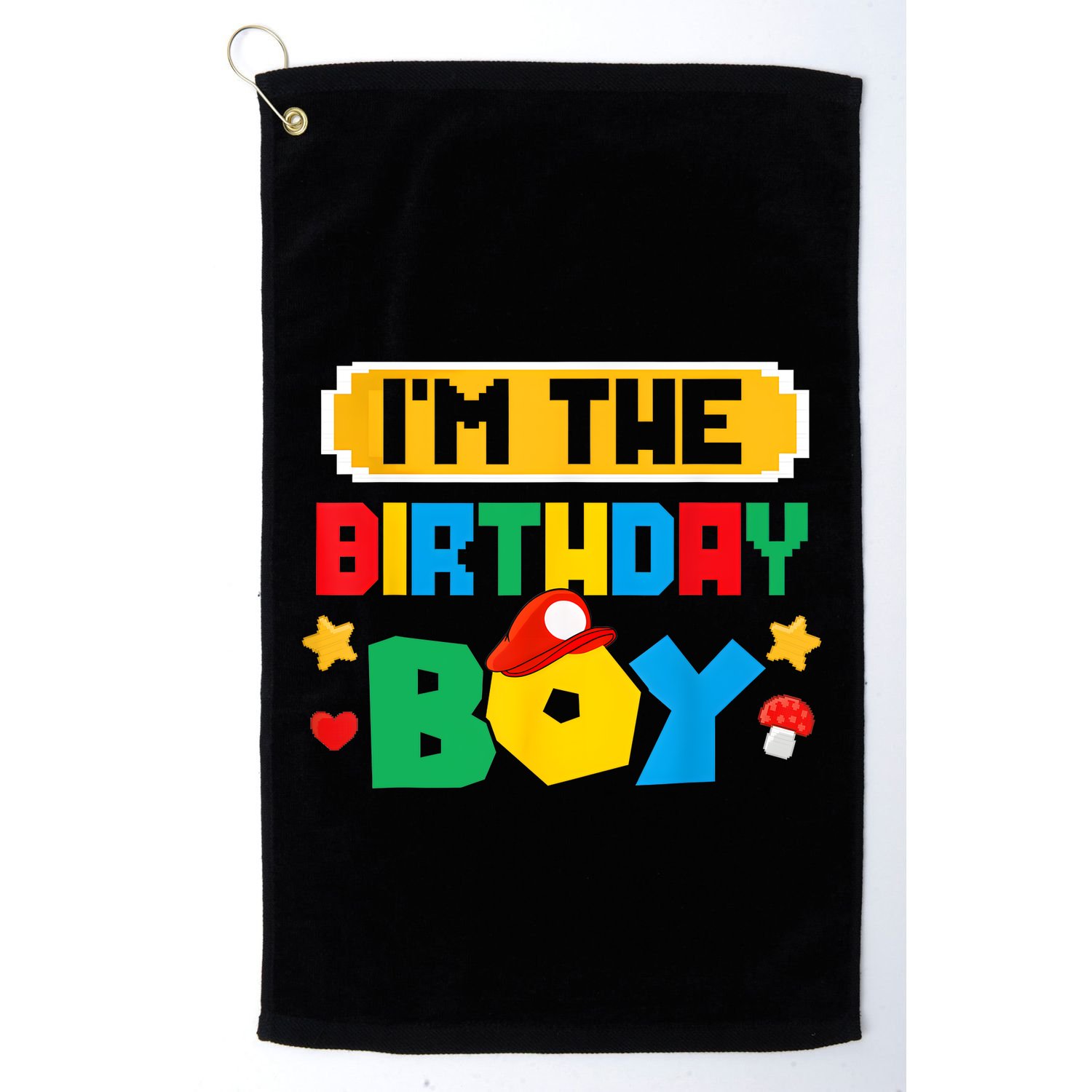 Im The Birthday Boy Game Gaming Family Matching Golf Towel