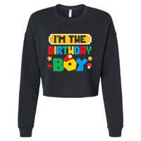 Im The Birthday Boy Game Gaming Family Matching Cropped Pullover Crew