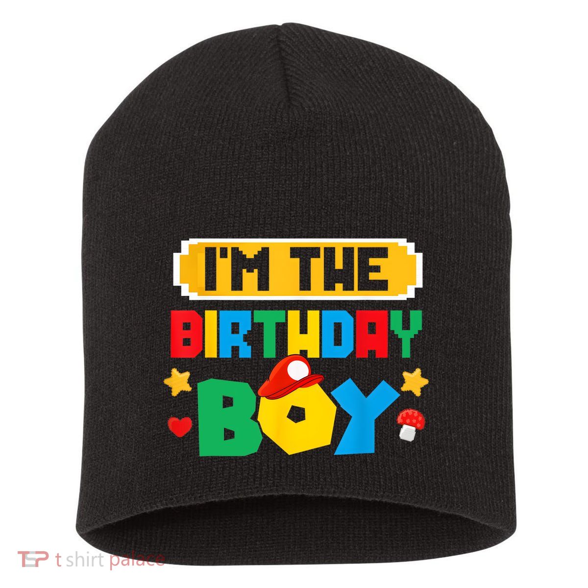 Im The Birthday Boy Game Gaming Family Matching Short Acrylic Beanie