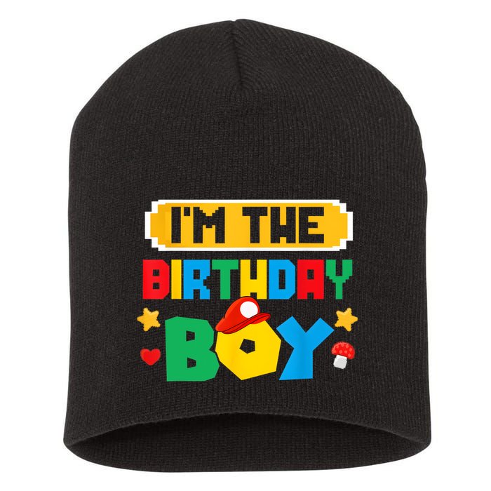 Im The Birthday Boy Game Gaming Family Matching Short Acrylic Beanie