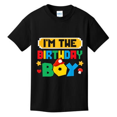 Im The Birthday Boy Game Gaming Family Matching Kids T-Shirt