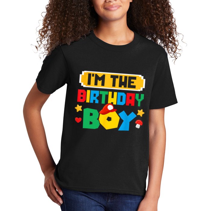Im The Birthday Boy Game Gaming Family Matching Kids T-Shirt