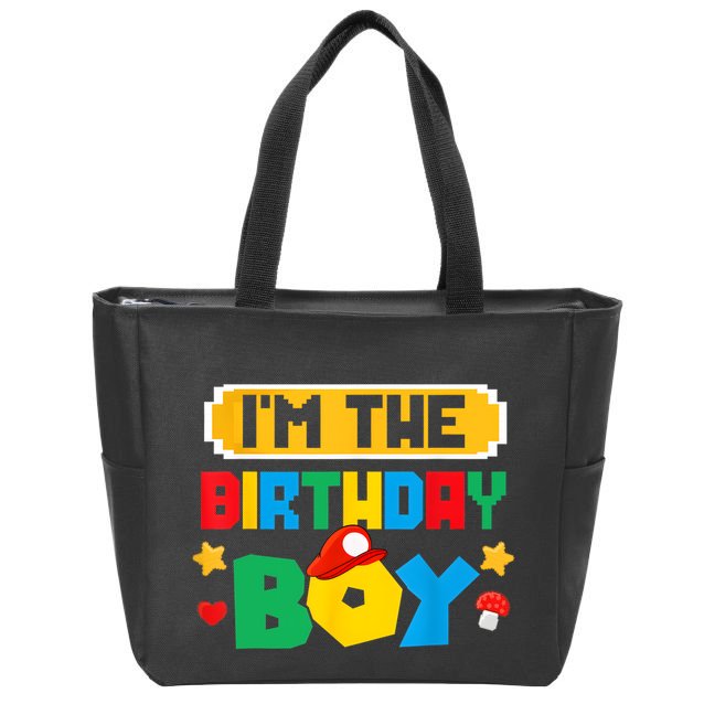 Im The Birthday Boy Game Gaming Family Matching Zip Tote Bag