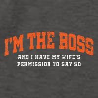 I’M The Boss And I Have My Wife’S Permission To Say So Vector Backpack