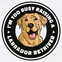 I'm Too Busy Raising A Labrador Retriever Cooling Performance Long Sleeve Crew