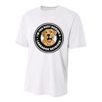 I'm Too Busy Raising A Labrador Retriever Youth Performance Sprint T-Shirt