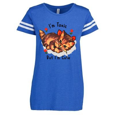 Im Toxic But Im Cute Enza Ladies Jersey Football T-Shirt