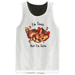 Im Toxic But Im Cute Mesh Reversible Basketball Jersey Tank