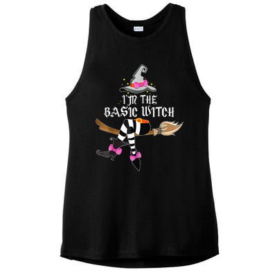 Im The Basic Witch Funny Halloween Matching Costume Ladies PosiCharge Tri-Blend Wicking Tank