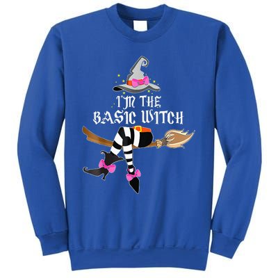 Im The Basic Witch Funny Halloween Matching Costume Sweatshirt