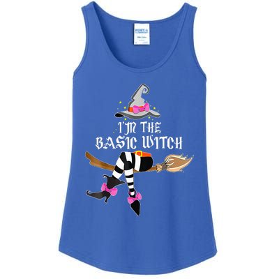 Im The Basic Witch Funny Halloween Matching Costume Ladies Essential Tank