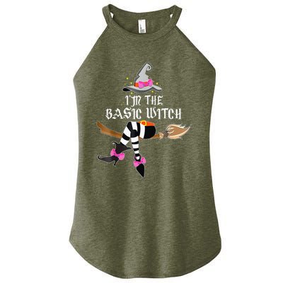 Im The Basic Witch Funny Halloween Matching Costume Women's Perfect Tri Rocker Tank