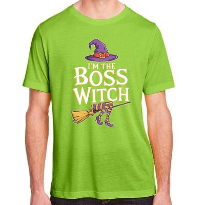 I’M The Boss Witch Funny Witch Costume Halloween Family Matching Costume Adult ChromaSoft Performance T-Shirt