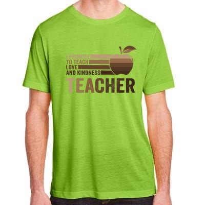 Inspirational Teacher Be Kind Tee African American Teacher Gift Adult ChromaSoft Performance T-Shirt