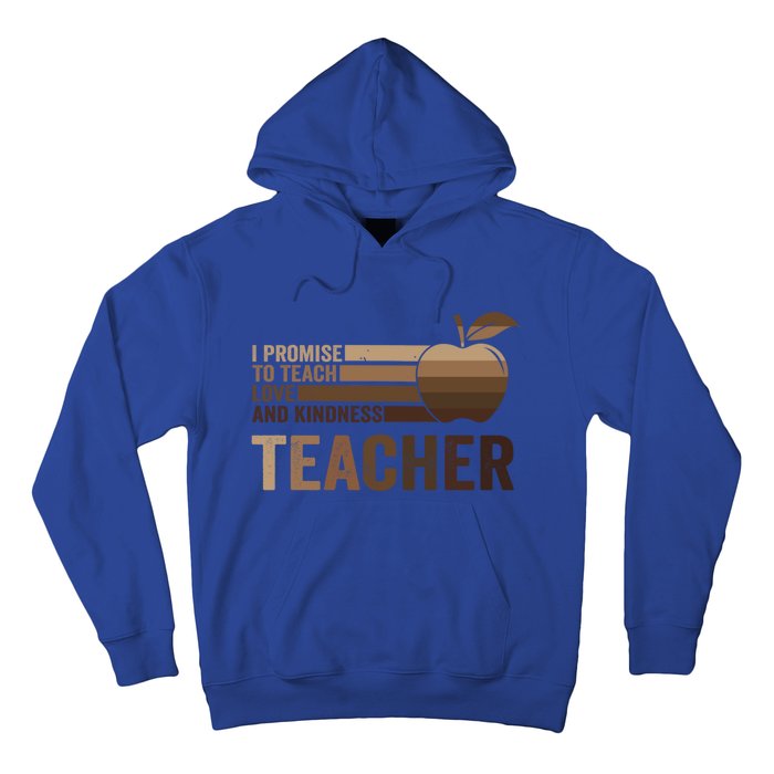 Inspirational Teacher Be Kind Tee African American Teacher Gift Hoodie