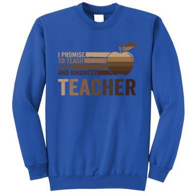 Inspirational Teacher Be Kind Tee African American Teacher Gift Sweatshirt