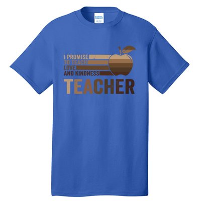 Inspirational Teacher Be Kind Tee African American Teacher Gift Tall T-Shirt