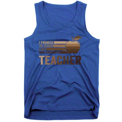 Inspirational Teacher Be Kind Tee African American Teacher Gift Tank Top