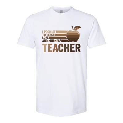 Inspirational Teacher Be Kind Tee African American Teacher Gift Softstyle® CVC T-Shirt