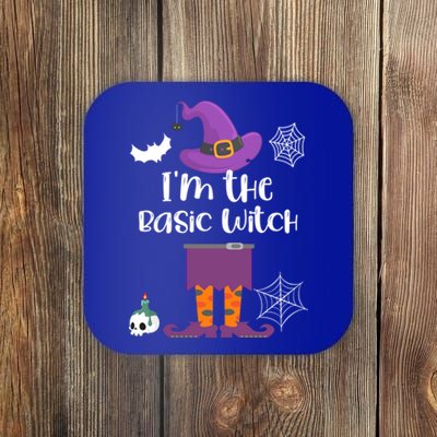 Im The Basic Witch Halloween Matching Group Costume Cool Gift Coaster