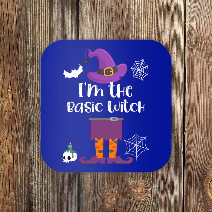 Im The Basic Witch Halloween Matching Group Costume Cool Gift Coaster