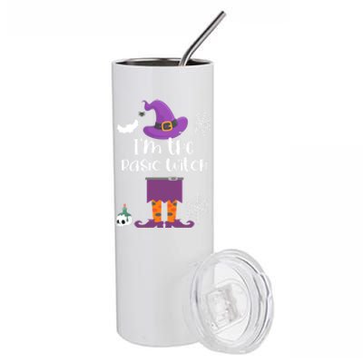 Im The Basic Witch Halloween Matching Group Costume Cool Gift Stainless Steel Tumbler