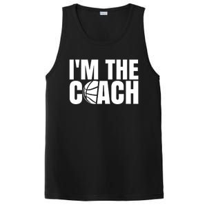 I'm The Basketball Coach Trainer Basketballer Coaching Gift PosiCharge Competitor Tank