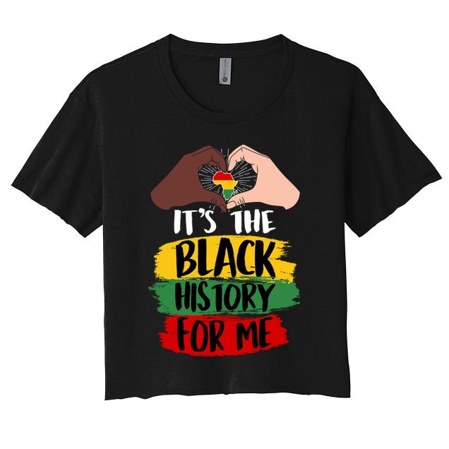 It's The Black History For Me Crop Top
