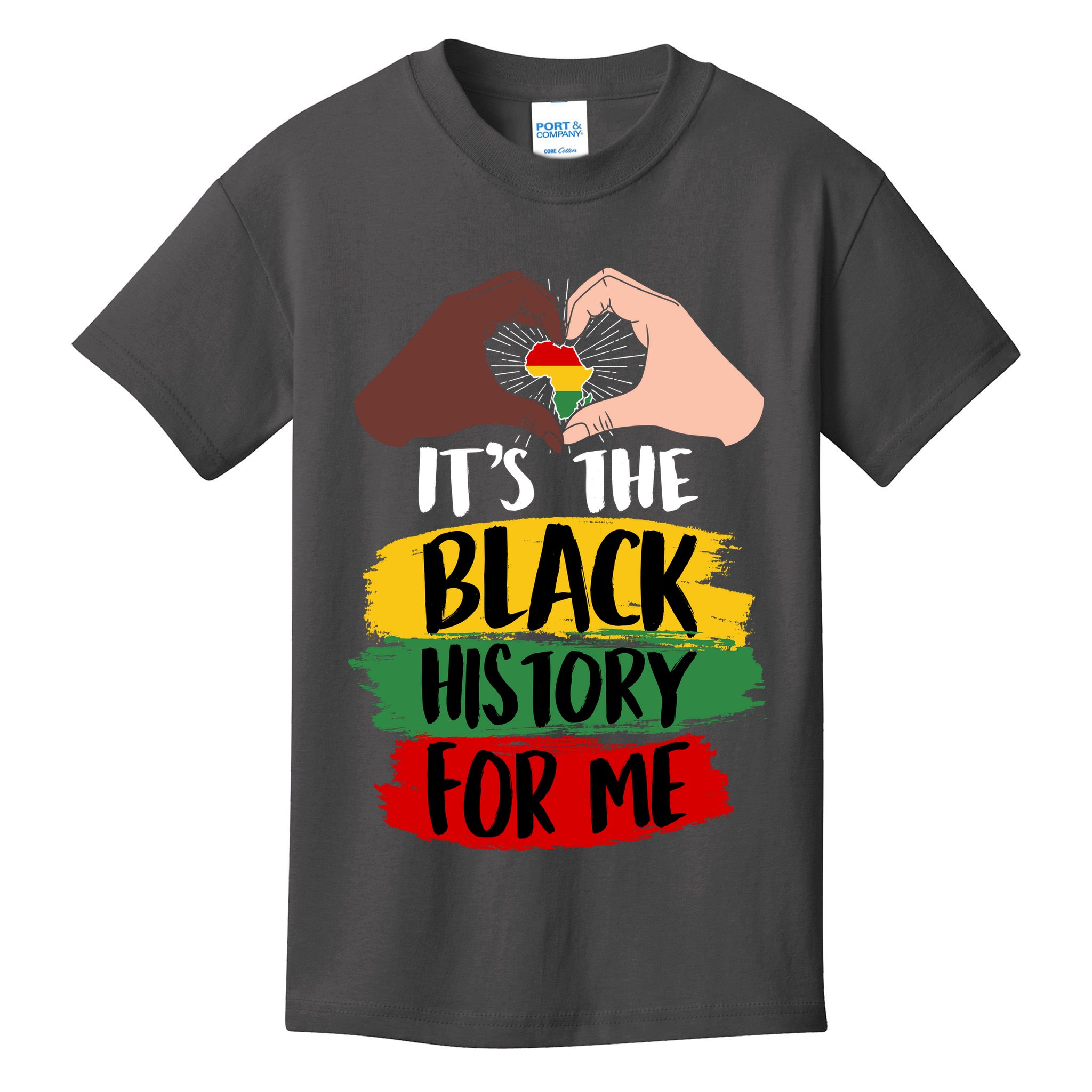 It's The Black History For Me Kids T-Shirt