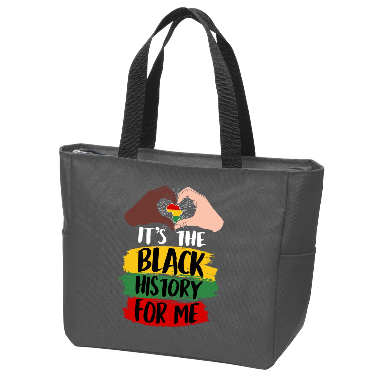 It's The Black History For Me Zip Tote Bag