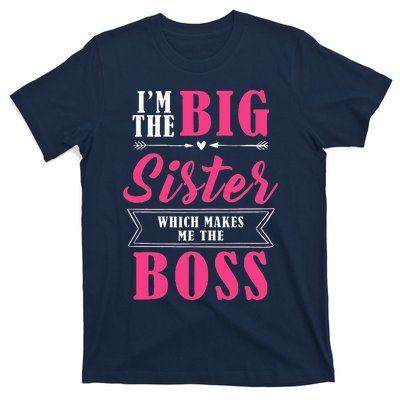 Im The Big Sister WhichMakes Me The Boss T-Shirt