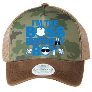 Im The Boss Birthday Baby Family Party Decorations Legacy Tie Dye Trucker Hat