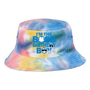 Im The Boss Birthday Baby Family Party Decorations Tie Dye Newport Bucket Hat