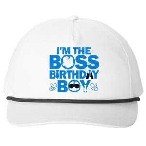 Im The Boss Birthday Baby Family Party Decorations Snapback Five-Panel Rope Hat