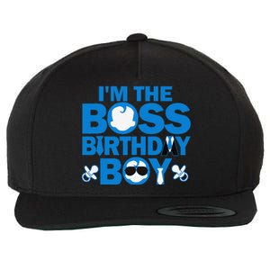 Im The Boss Birthday Baby Family Party Decorations Wool Snapback Cap