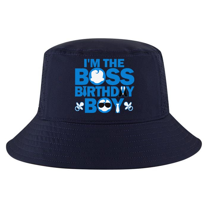 Im The Boss Birthday Baby Family Party Decorations Cool Comfort Performance Bucket Hat