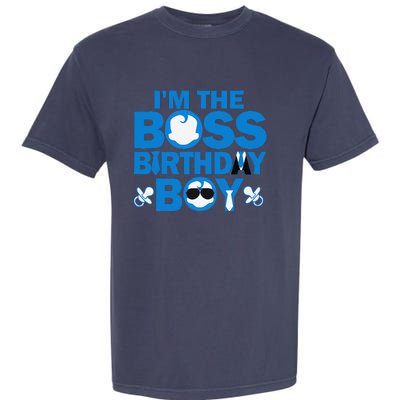 Im The Boss Birthday Baby Family Party Decorations Garment-Dyed Heavyweight T-Shirt