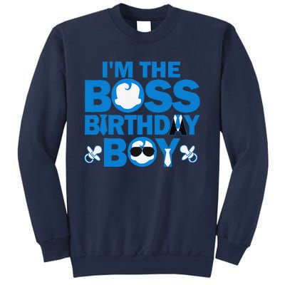 Im The Boss Birthday Baby Family Party Decorations Sweatshirt