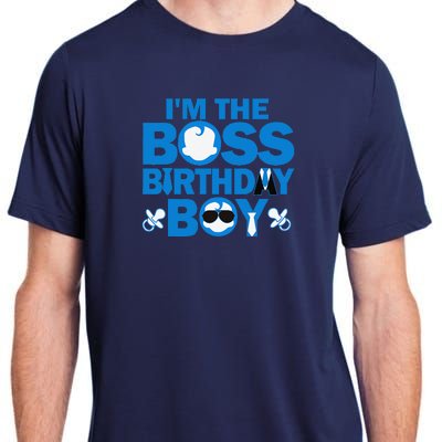 Im The Boss Birthday Baby Family Party Decorations Adult ChromaSoft Performance T-Shirt