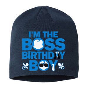 Im The Boss Birthday Baby Family Party Decorations Sustainable Beanie