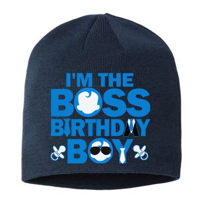 Im The Boss Birthday Baby Family Party Decorations Sustainable Beanie