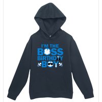 Im The Boss Birthday Baby Family Party Decorations Urban Pullover Hoodie