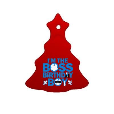 Im The Boss Birthday Baby Family Party Decorations Ceramic Tree Ornament