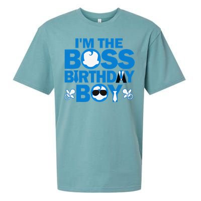 Im The Boss Birthday Baby Family Party Decorations Sueded Cloud Jersey T-Shirt