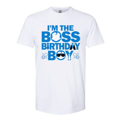 Im The Boss Birthday Baby Family Party Decorations Softstyle CVC T-Shirt